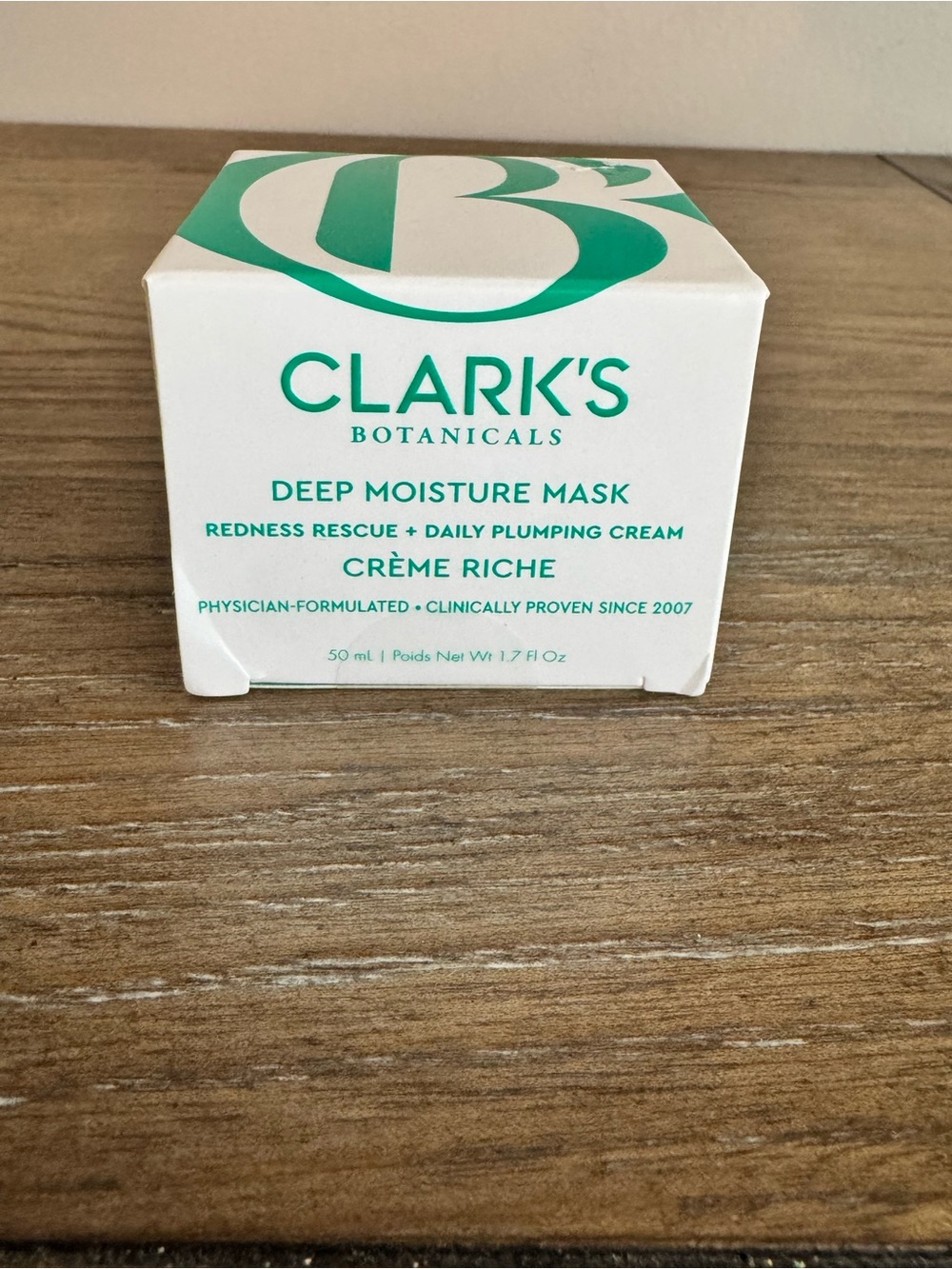 Clark's Deep Moisture Mask - White & Teal